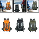 ハイキングバックパック アウトドアデイパック 男性用 防水 ポータブル 調節可能 大型 30L キャンプ用リュックサック 登山 サバイバル用(4)