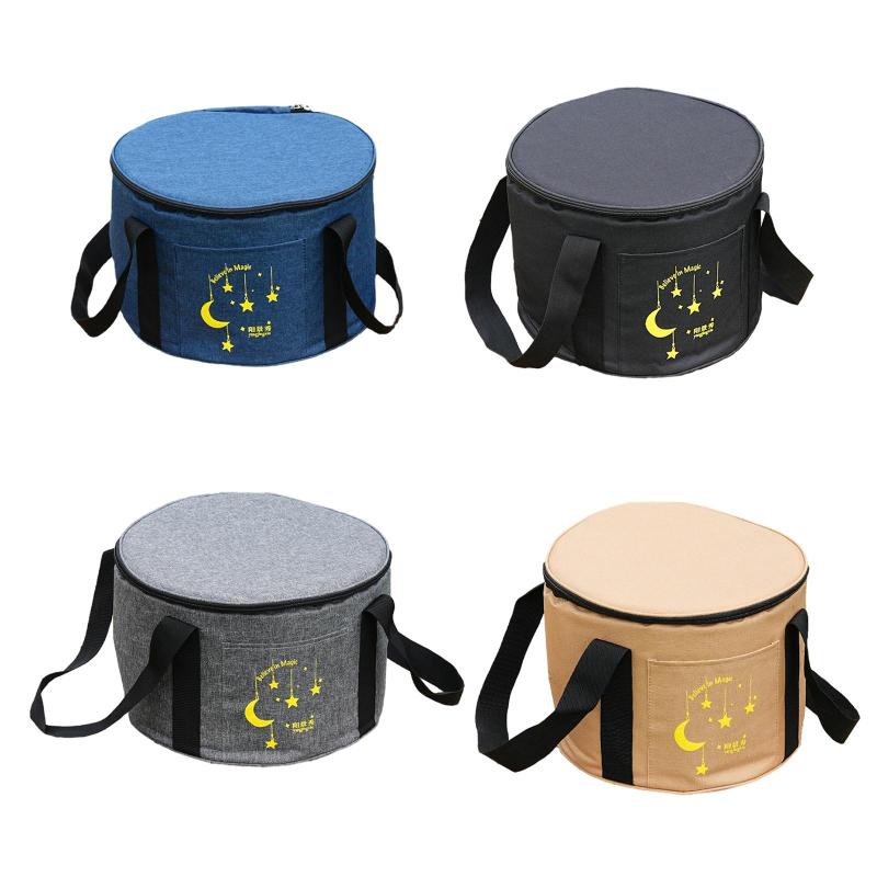 調理器具キャリアバッグ調理皿ボウル収納袋収納ケーストートラウンド食器調理器具オーガナイザー釣りバ..