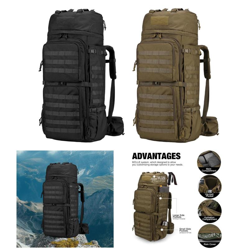 Hiking Backpack, Travel Bag, Portable Knapsack, Large Capacity, Casual Daypack, Rucksack, for Mountaineering, Outdoor Activities, and Hiking Travel