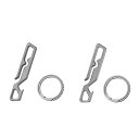 ボトルオープナー屋外マルチツールキーチェーンポータブルアクセサリーキャンプ用のホーム改善のためのキーチェーンカラビナユーティリティガジェット