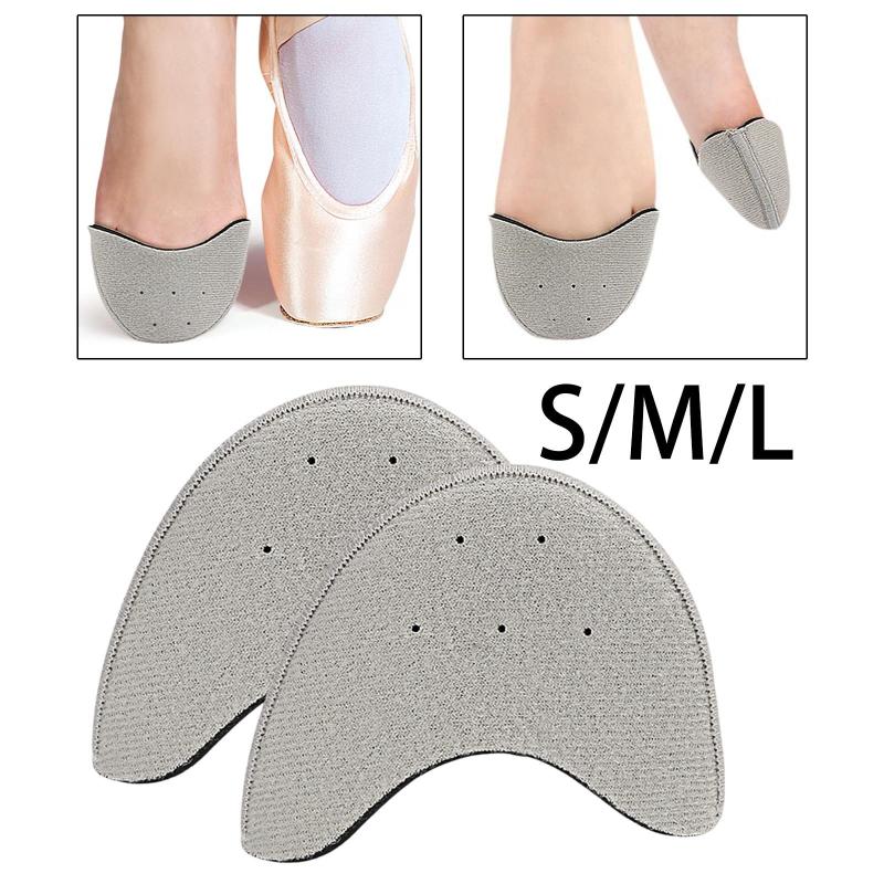 2 個セット ダンスシューズのつま先パッド.通気のあるソフトバレエインサート.ステージパフォーマンス用