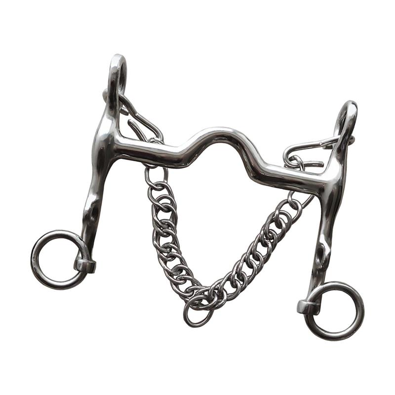 馬用スナッフルビット ステンレス製 馬用トレーニングアクセサリー