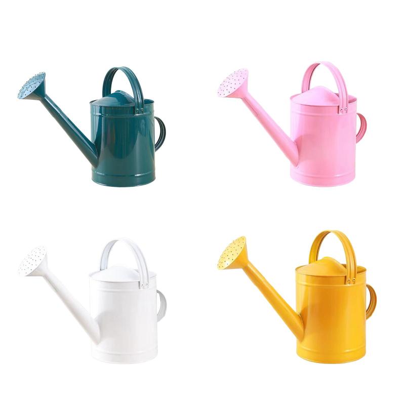 ウォーター缶 4L ハンドル付き 漏れ防止 取り外し可能な注ぎ口 ガーデニングツール 防錆 観葉植物用 屋..