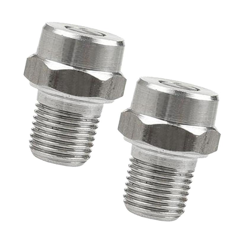スプレーノズル 先端チップ 扇形 25度 NPT1/8インチ 高圧洗浄機アクセサリー 2個入り