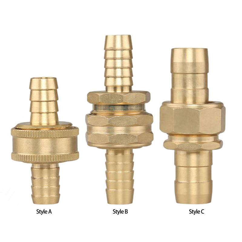 ソリッドブラス ウォーターホースコネクター カプラー ユニバーサルフィッティング パーツアクセサリー..