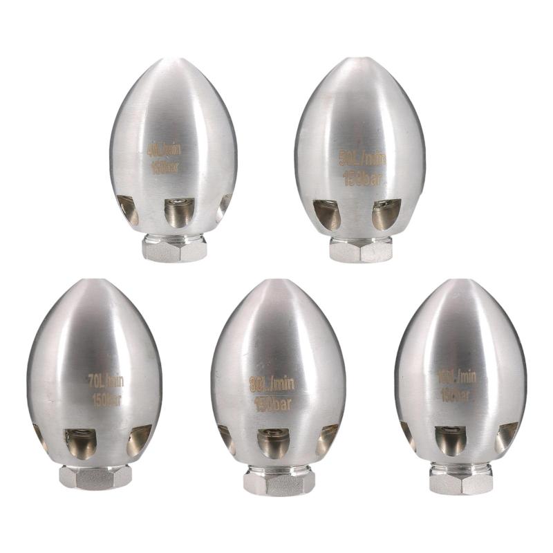 下水道ジェットノズルクリーニングのヒント 1/2 3/8 NPT アクセサリー鋼洗浄パイプの詰まりを解消する..