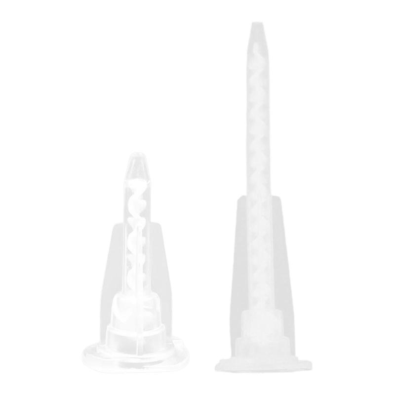 10 個入り Ab 2成分カートリッジ用エポキシ混合ノズル.軽量アクセサリ混合ノズルチップ