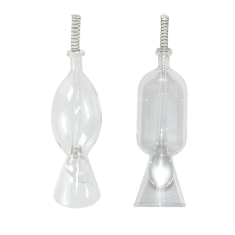 ガラス製魚給餌器 水槽用アクセサリー フィーダータイプ 金魚と熱帯魚に適応