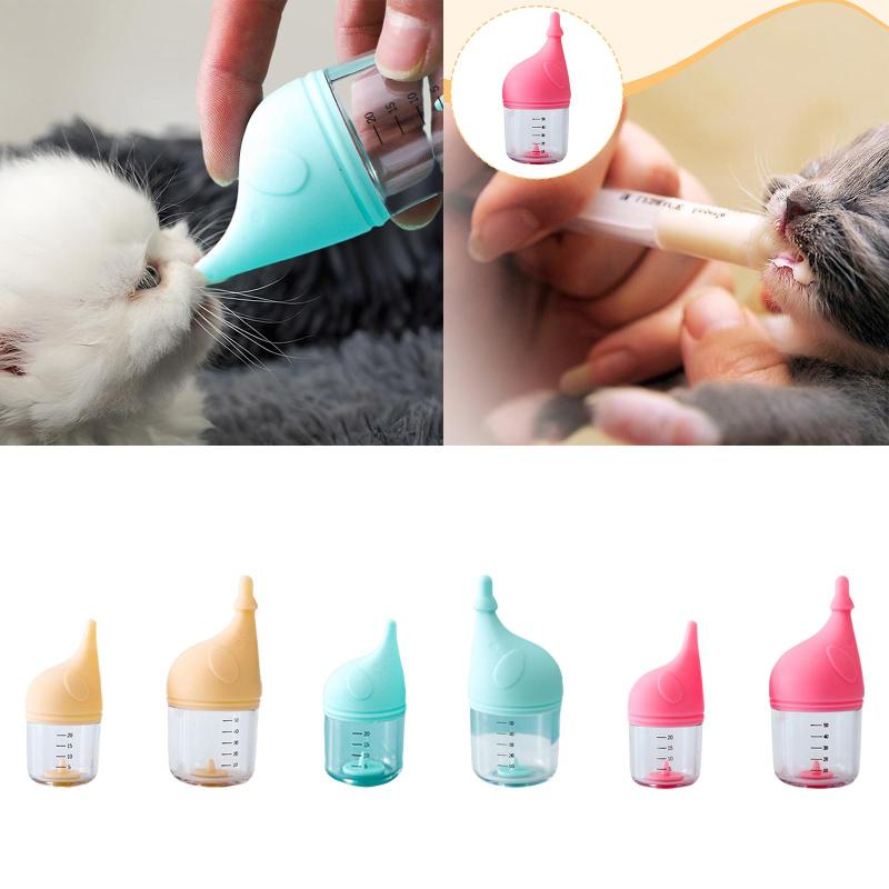 子猫用・子犬用ペット哺乳瓶 流量調節機能付き お手入れ簡単 複数の小動物アクセサリー付き 多途 ベビ..