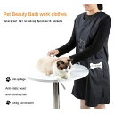 犬の美容師のための防水ペット毛づくろいエプロンペットサロンの作業服スモック