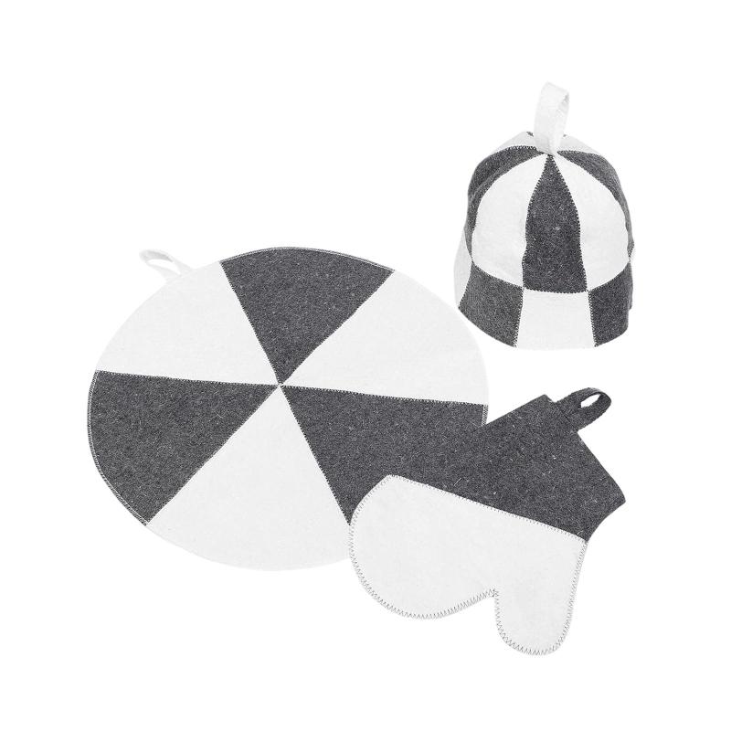 サウナアクセサリーセット 断熱シートパッド スパ浴槽用 3点セット