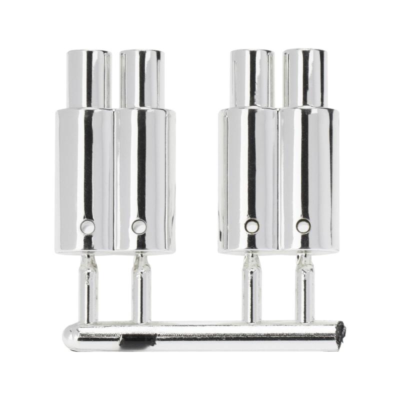 デュアルアウトレット排気管 1/10 RC カー装飾 DIY アクセサリー用