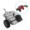 SCX10 RC D90 CC01DIYパーツ用トレーラーカーカーゴキャ