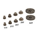 2x 5個 スチール スパー デフ ディファレンシャル RCモーター ピニオン HSP HPI用