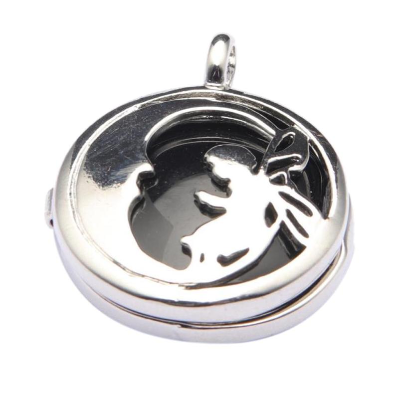 多色 型デザイン 透かし 丸型 レディース ペンダント レトロ ギフト 1個 多種類