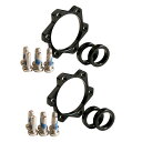 バイク ブースト ハブ 変換 アダプター ワッシャー バイク ブースト ハブ アダプター 高強度 ボルト6本付き 便利なスペーサーネジ 自転車アクセサリー サイ...