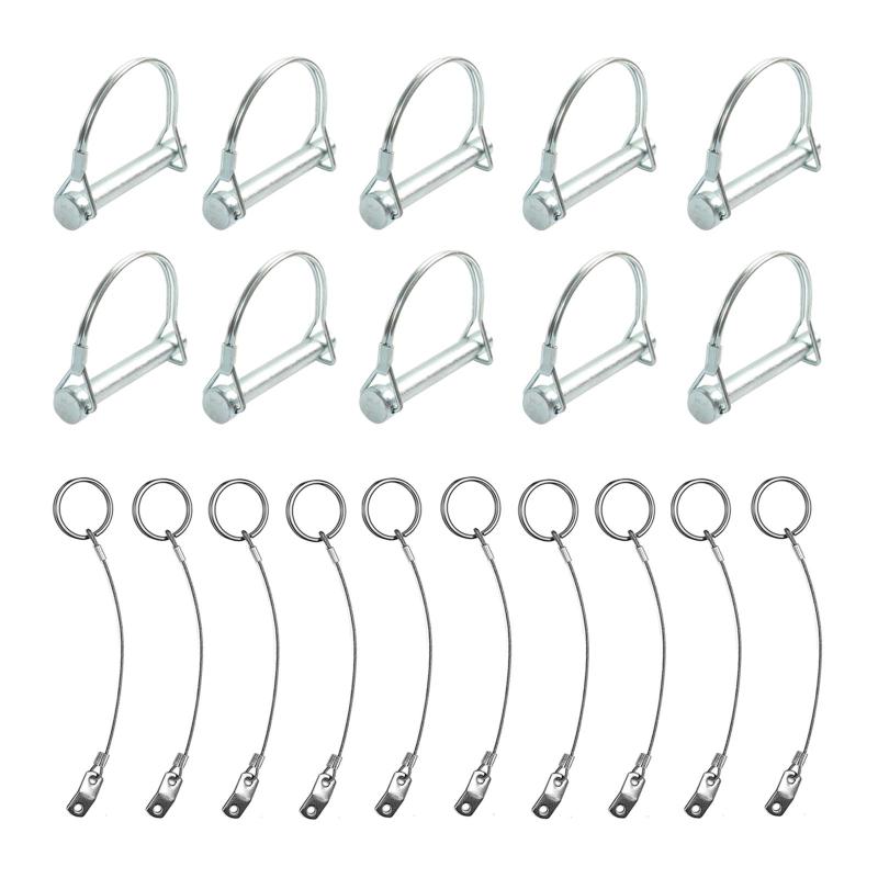 カートガーデン用小型安全カップリングピンシャフトロックピン10個