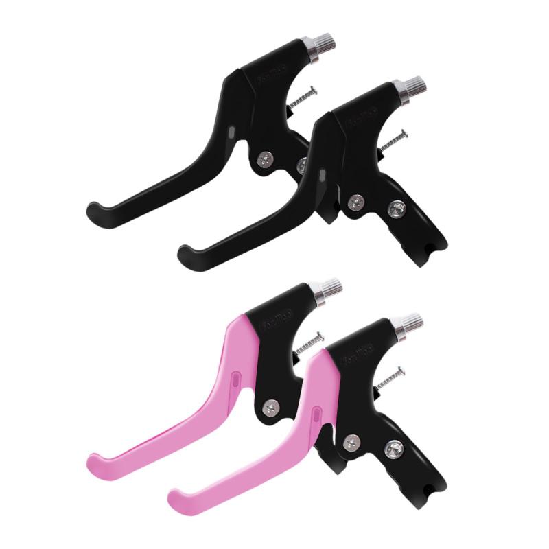 2個 子供用自転車ブレーキレバー ブレーキグリップ 実用的 ユニバーサル 22.2mm クランプ径 サイクリン..