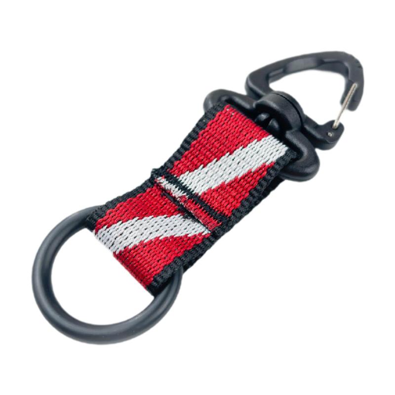 シリコン製マウスピースホルダー リテーナー ウェビングキーパー リング付き クリップギア付き