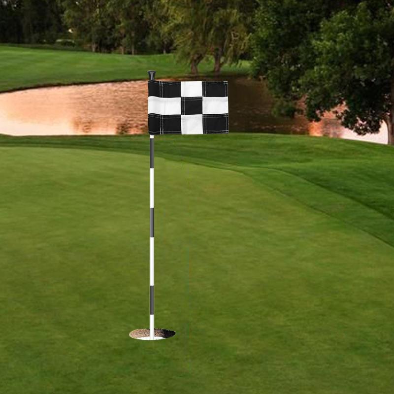 長さ3フィート(91cm)の取り外し可能なゴルフトレーニングフラッグスティック.3/8インチ-6/8インチのス..