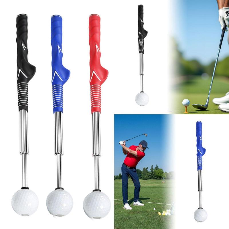 伸縮式ゴルフスイングトレーニング.ゴルフグリップトレーニング.リズム.打撃.柔軟性.スイング矯正練習..