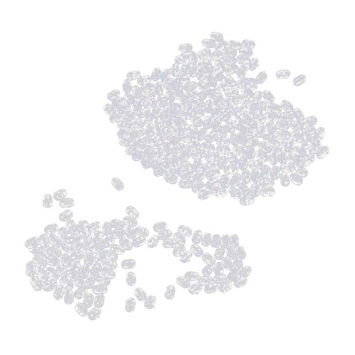 400ピース/個透明な釣りリグビーズ釣りクロスビーズ楕円形の釣りビーズ 400ピース/個透明な釣りリグビーズ釣りクロスビーズ楕円形の釣りビーズ