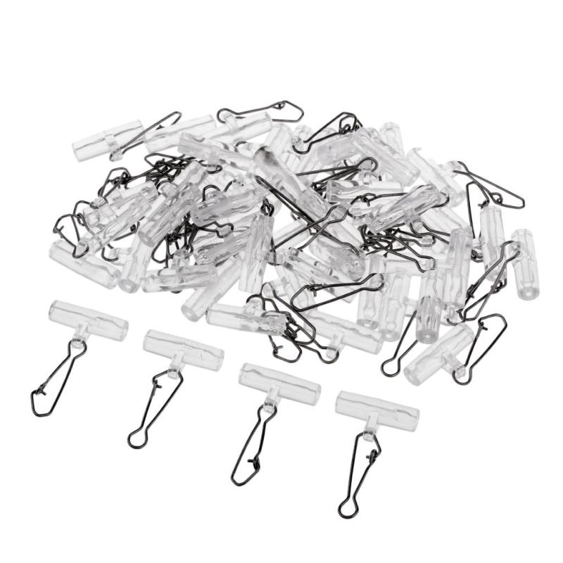 ステンレス鋼スナップタックルMを備えた50個の高強度釣りシンカースライド