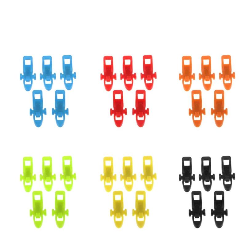 釣りフック 釣り竿 ホルダー ロッド ポール 餌掛け ガイド 5本 全6色