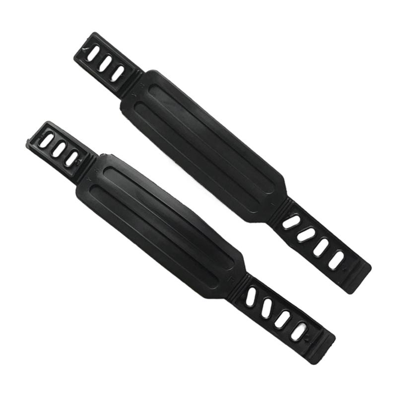 ユニバーサル エアロバイク ペダルストラップ 1ペア 長さ調節可能 ヘビーデューティー