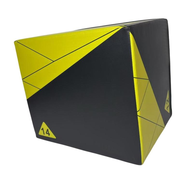 3 In 1 プライオメトリックジャンプボックス ホームジムジャンププラットフォーム 滑り止めプライオボ..