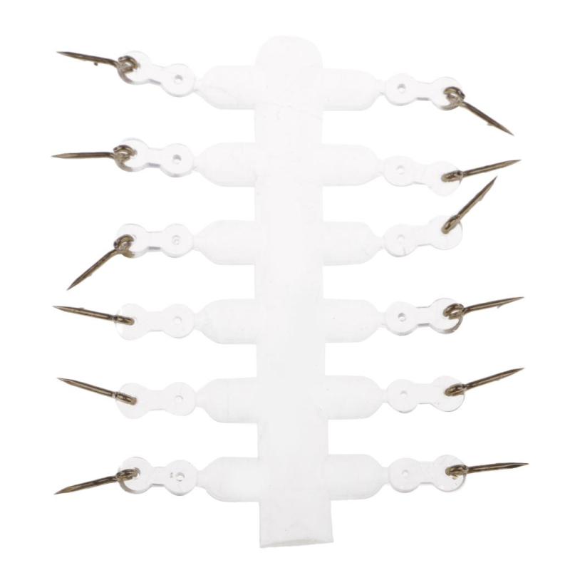 コイ釣りの毛のリグのフックのためのシリコーンリングが付いている12部分の餌のスパイク