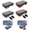 有酸素運動用ステッパー エクササイズ ステッププラットフォーム 安定した大型耐荷重ワークアウト ステッパー バランスボード フィットネストレーニング カーディオ用|詳細画像