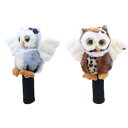 ゴルフ ウッド ヘッドカバー.ゴルフ アクセサリー.動物型フクロウ ゴルフ クラブ ヘッドカバー.ゴルファー ギフト (男性.女性用)