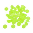 50ピースプラスチッド透明ボールマーカー グリーン