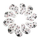 10xゴルフアイアンヘッドカバークラブヘッドカバー機器サポート子犬パターンウェッジカバーシャフトプロテクター愛好家パター