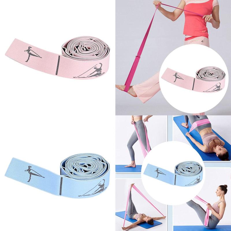 ヨガストレッチバンドエクササイズバンド汎用性調整可能レベルストレッチングバンドレジスタンスバンドフィットネスエクササイズジムトレーニング
