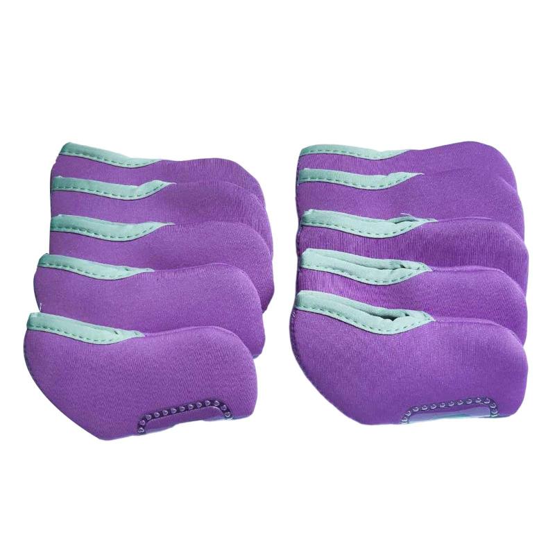 ゴルフ練習用ゴルフアイアンヘッドカバー可視ウィンドウプロテクターケース10個.