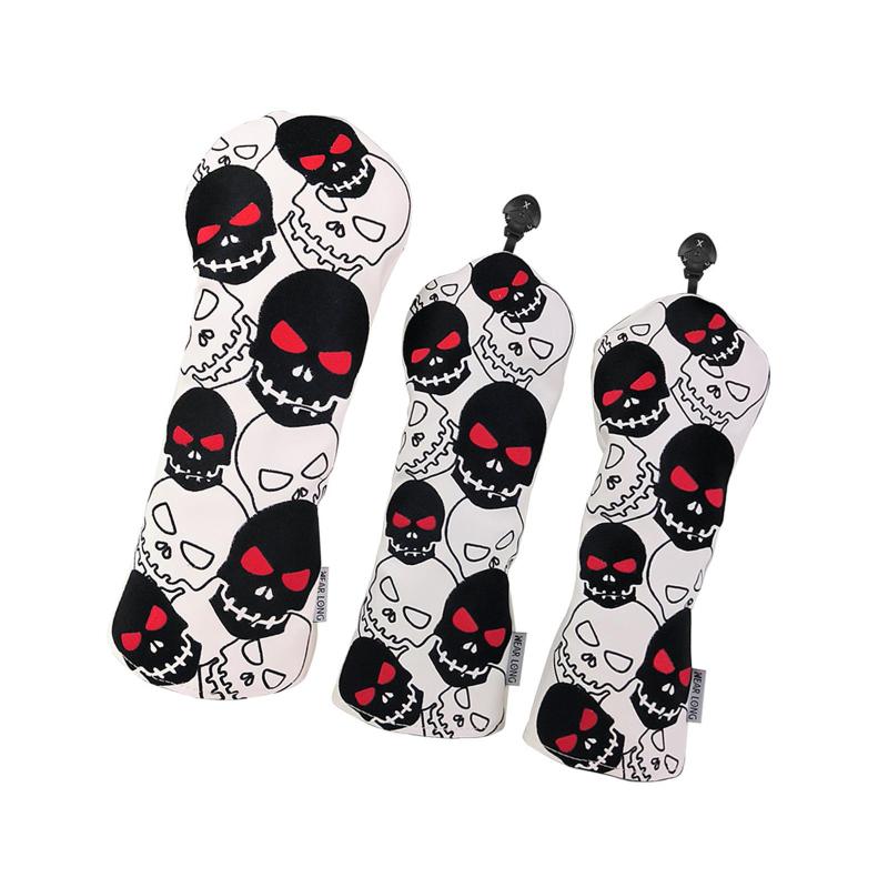 ゴルフヘッドカバー 3個 ゴルフクラブ用 ゴルフウッドヘッドカバー 大人 男性 女性用