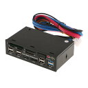 5.25 インチフロントパネルメディボードUS / 2.0ハブカードリーダーアダプター