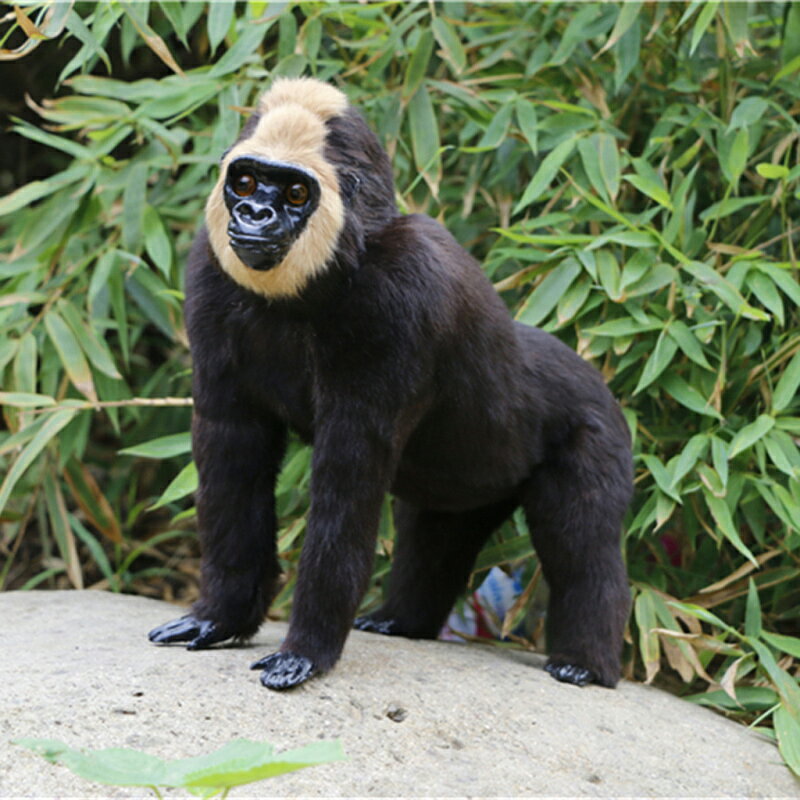 屋外パティオヤード用の大きなぬいぐるみチン動物園の彫像