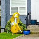 レインコートグース衣装.23インチの像にフィット.コスチュームアクセサリー