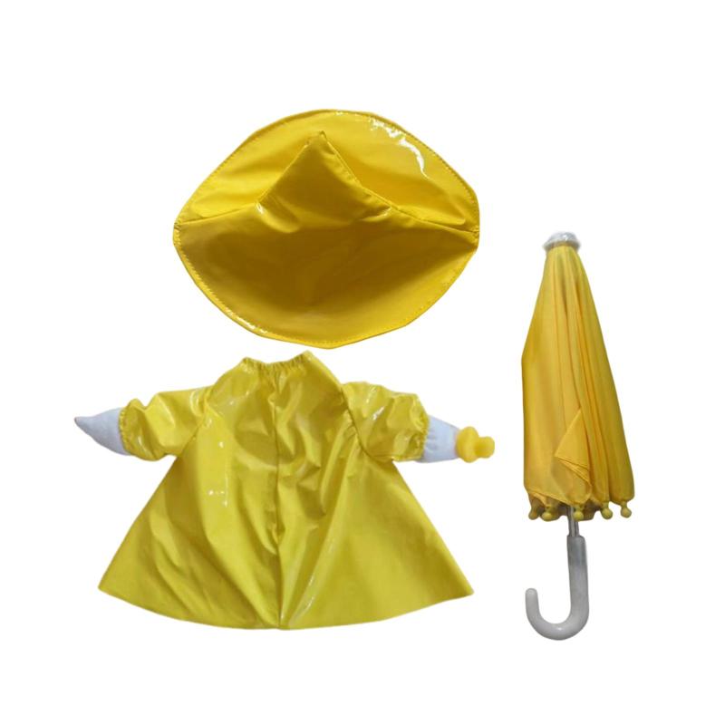 23インチの彫像用ガチョウ衣装.裏庭用ノベルティレインコート