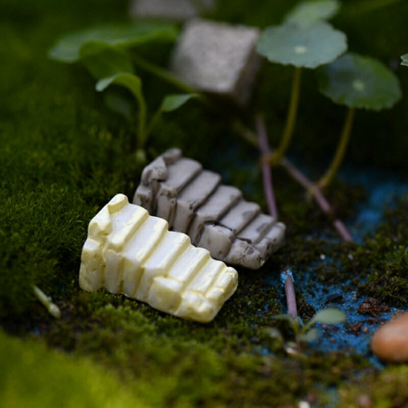 10個ミニチュア樹脂ステップ置物風景ポット盆栽DIYの装飾工芸