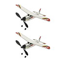 2x 弾性動力固定翼飛行機グライダー飛行玩具 子供用ギフト