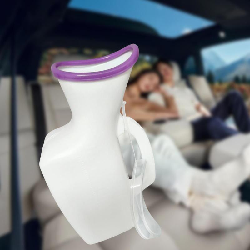 ボトル型尿瓶 漏れ防止 クリアマーク 再利用可能 女性用小便器 ポータブル 糖尿病 高齢者 自宅 ハイキング キャンプ用