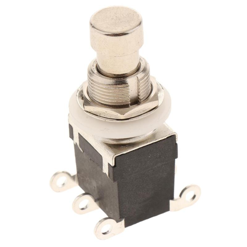 フットスイッチ ギター フットペダル 6ピン メタル 取り付け簡単 楽器 工作機械用 伸縮性 長寿命