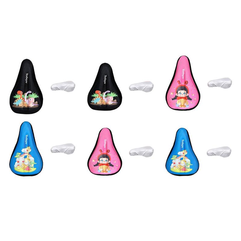 子供用自転車シートクッションカバー 防水カバー付き 自転車サドルパッド 快適な子供用自転車シートカ..