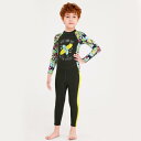 子供ウェットスーツガールズボーイズネオプレン水着.子供2.5ミリメートル熱発疹ガード暖かい水着太陽保護ダイビングシュノーケリングスーツ