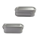 チタンランチボックス アウトドア キャンプ 調理器具 スナックボックス 調理器具 食器 メス ブリキ 弁当箱 キャンプ 大人 家庭用