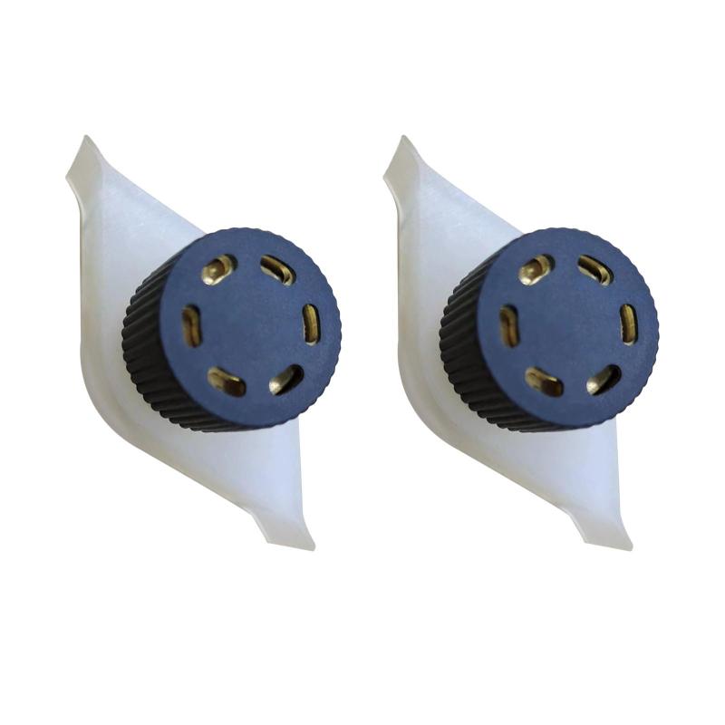 2 個の銅エアノズルガスノズルアクセサリー交換観光娯楽バックパッキング